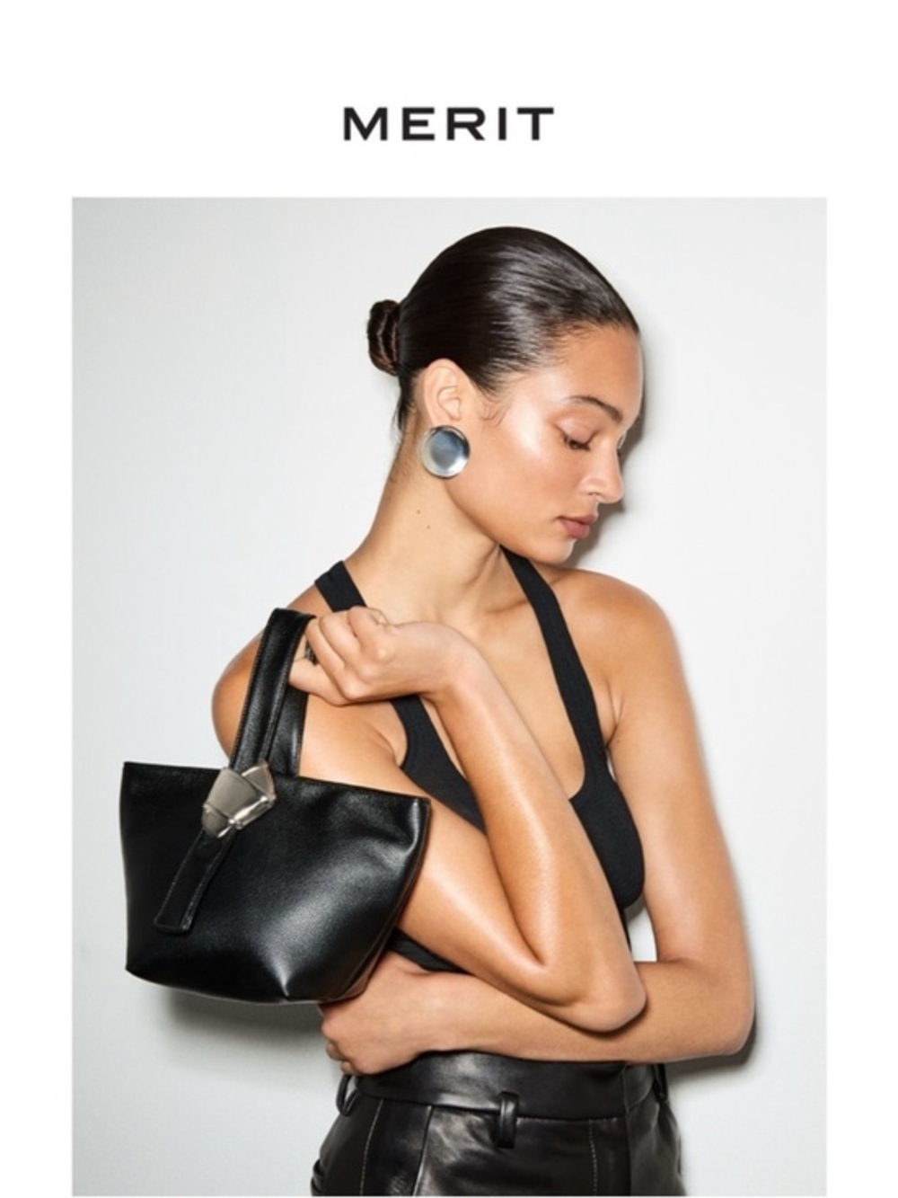NWT MERIT x Brandon Maxwell Signature Bag LIMITED EDITION